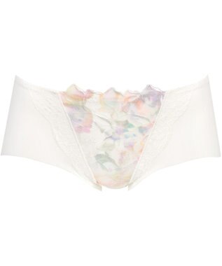 Wing ショーツ　【スキマフィットブラ】　KB2363とペア　裾はフリーカッティング　はきこみ丈あさめ　ウイング／ワコール　KF2963 アイボリー