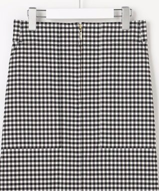 ANY SIS 【2WAY】フロントジップタイト スカート ギンガム