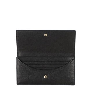 LANVIN en Bleu リム 被せ薄マチ長財布 ブラック
