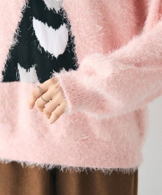 CRAFT STANDARD BOUTIQUE アニマルシャギーニットプルオーバー Light Pink