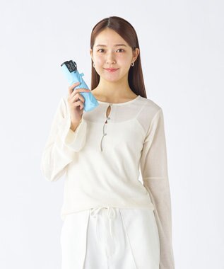 MOONBAT 【遮光100％/超軽量/大きめ】マジで軽い傘 晴雨兼用 折りたたみ日傘 マジカルテックプロテクション 61cm ペールスカイ