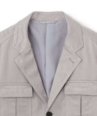JOSEPH HOMME コマスウェード フィールドジャケット ライトグレー系