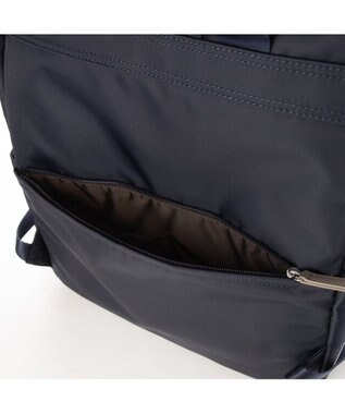 LA BAGAGERIE 10ポケット持ち手付きリュック Lサイズ ネイビー