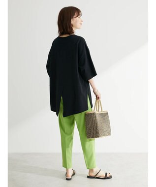 Green Parks バックスリットカットチュニック Black