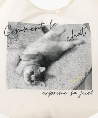 ANY SIS 【貴島明日香さんコラボ】キャットラウンド トートバッグ アイボリー