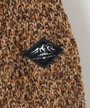 JOSEPH ABBOUD MOUNTAIN 【UNISEX】総裏フルZIP ニットブルゾン キャメル系