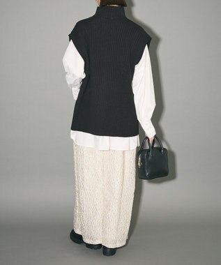 Green Parks ハイウエストコクーンスカート Off White