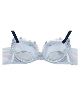 WACOAL 【重力に負けないバストケアBra】 ブラジャー バストを重力から守る まる胸キープ 脇高設計 サイドから背中のラインすっきり レディース BRB414 /ワコール グレイッシュブルー