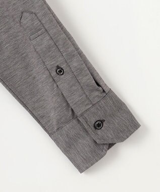 JOSEPH ABBOUD 【キングサイズ・ストレッチ・洗える】コンパクトジャージーシャンブレー グレー系