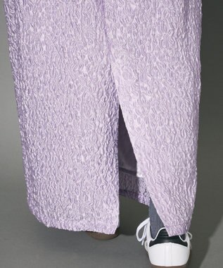 Green Parks ハイウエストコクーンスカート Purple