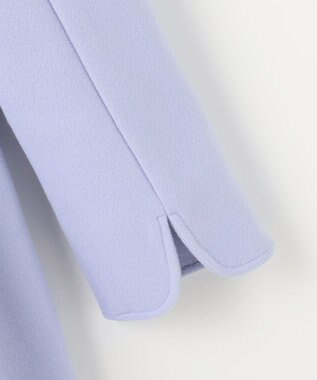 ANY KIDS 【フード取り外し可能】ウールライクコート サックスブルー