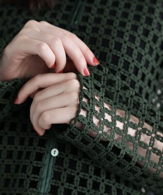 Green Parks ・ＳＵＧＡＲ　ＳＰＯＯＮ　２ｗａｙフラワーメッシュカーデ Green