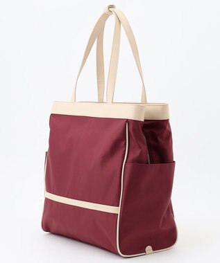 Y'SACCS トラベル ホライズン2WAYトート ダークレッド