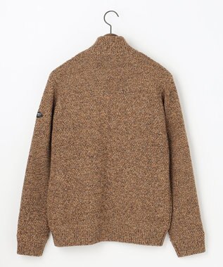 JOSEPH ABBOUD MOUNTAIN 【UNISEX】総裏フルZIP ニットブルゾン キャメル系