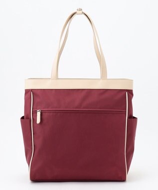 Y'SACCS トラベル ホライズン2WAYトート ダークレッド