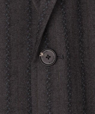 JOSEPH HOMME ピンヘッドストライプジャガード　ジャケット グレー系1