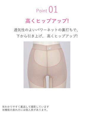 WACOAL ガードル ロング丈 高くヒップアップ 下腹部もすっきり ラクな着用感 レディース メッシュタイプ GRC426 /ワコール ベージュ