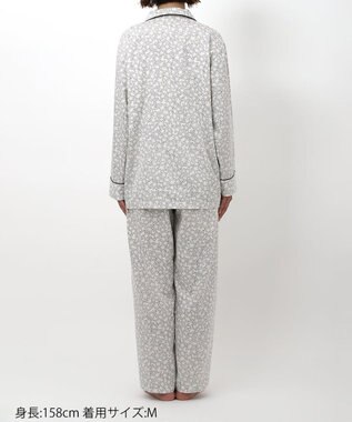 ワコール／睡眠科学 パジャマ 長袖 長ズボン 綿100%(本体) サテン 【睡眠科学×mintdesigns】 レディース YDX605 睡眠科学／ワコール アイボリー