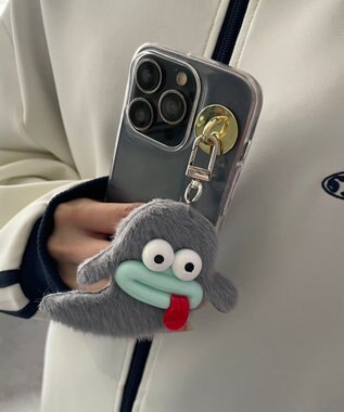 WEGO ミニぺろりんモンスターぬいぐるみキーホルダー グレー