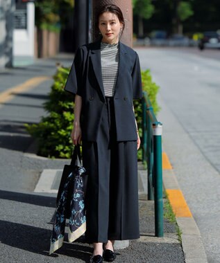 【接触冷感・速乾・UVカット・洗える】スイートクール ワイドパンツ