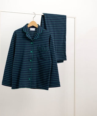 une nana cool 【綿混】ポンチボーダーパジャマ