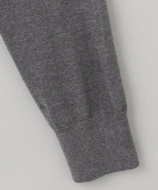 GOTAIRIKU 【家庭洗濯可能】イタリア糸 ハイゲージVネックニット グレー系