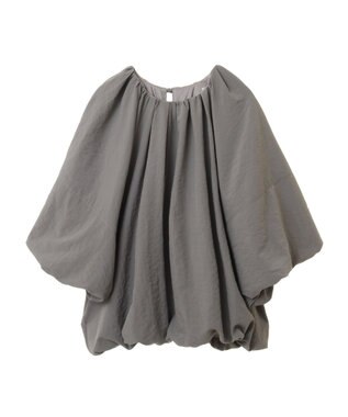 Green Parks ・ELENCARE DUE バルーンブラウス Gray