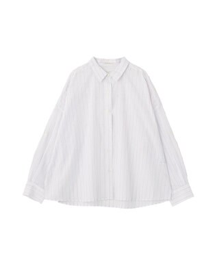 Green Parks 綿麻混シャツ Off White