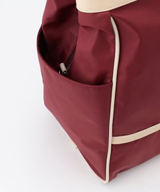 Y'SACCS トラベル ホライズン2WAYトート ダークレッド
