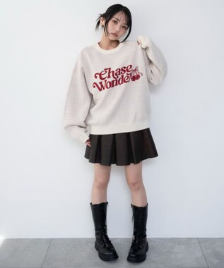 WEGO グラフィックニットプルオーバー 柄10