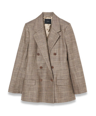 ウールバンブー ダブルブレステッドジャケット / JOSEPH