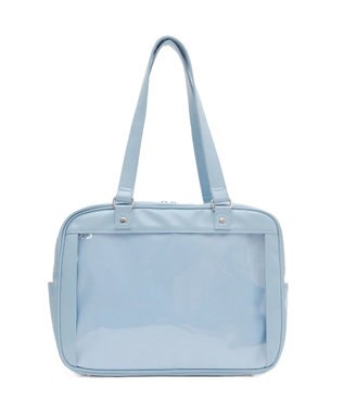 WEGO 【痛バ＆推し活グッズ】スクールボストン痛バッグ サックス