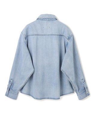 uncrave 【upper hights × uncrave】THE SENSE uncrave デニムシャツ フェザースカイブルー