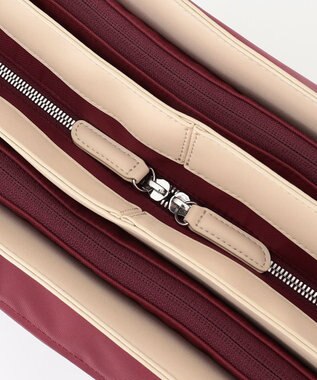 Y'SACCS トラベル ホライズン2WAYトート ダークレッド