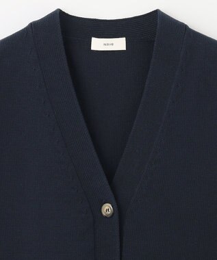 NAVE 【Nave 　洗える】ルピナス コットンニットベスト ネイビー系