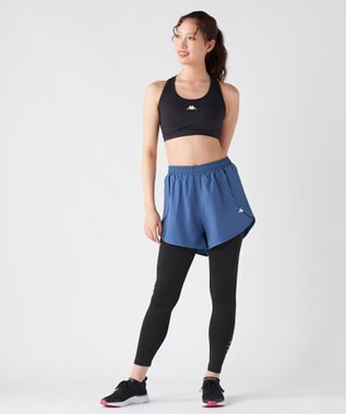 OP／FILA 【Kappa】カップ/リフレクター付き フィットネス スポーツブラトップ ブラック