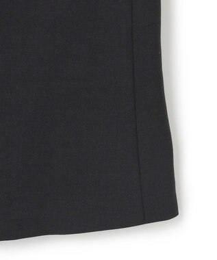 ICB L 【UVカット・洗える】ウール2WAYストレッチ Vネックベスト ブラック系