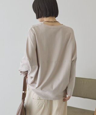 AMERICAN HOLIC 【先行予約】【UVカット】コクーンポンチプルオーバー Gray Beige