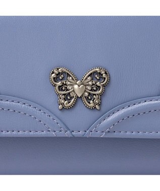 ANNA SUI ナーシャ 口金長財布 ライトブルー