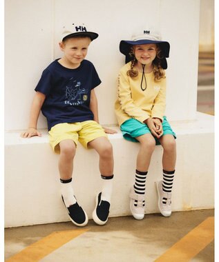 HELLY HANSEN 【キッズ】プレイハット アイボリー×オーシャンネイビー