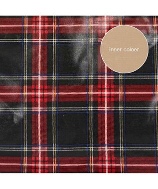 ROOTOTE 3605【ラミネート加工 A4収納】EU.アーキャトル.ラミネート-T 02：チェック・レッド