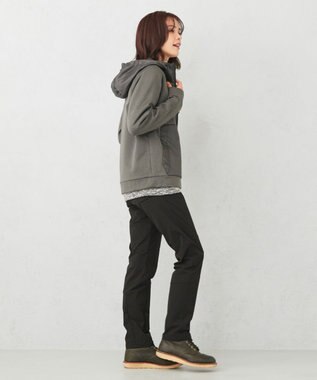 JOSEPH ABBOUD MOUNTAIN 【UNISEX】吸水速乾 バックフリースパーカー グレー系