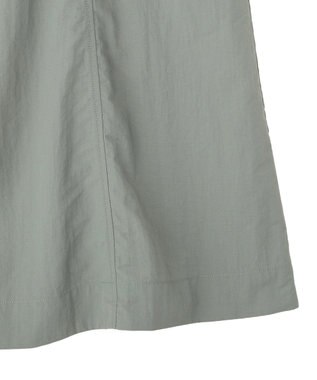 AMERICAN HOLIC 【2点セット】ナイロンAラインワンピース+キャミソール Grayish Khaki