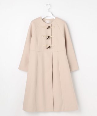 Feroux ダッフルデザインAライン コート アイボリー系