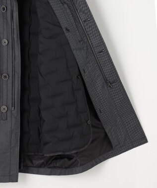 JOSEPH ABBOUD 【2WAY/撥水/ダウンライナー】インターレースカルゼ コート グレー系