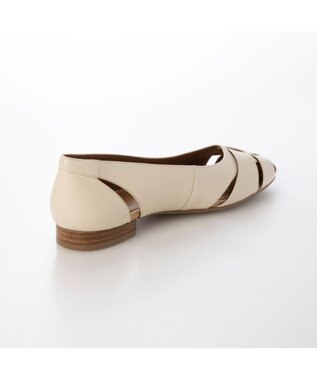 ing <ing>グルカデザインローヒールパンプス アイボリー