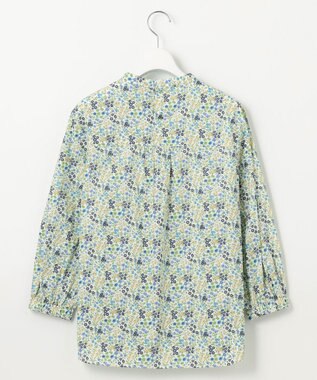 J.PRESS LADIES L 【洗える】Liberty Lilibet＆Hannah Rose スタンドカラー ブラウス イエロー系5