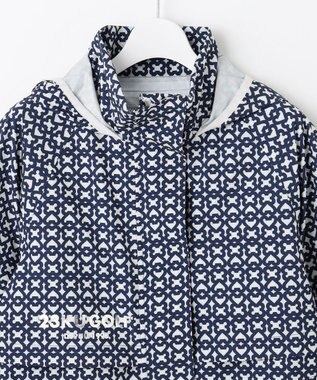 23区GOLF 【WOMEN】モノグラム ポケッタブルレインワンピース ネイビー系5