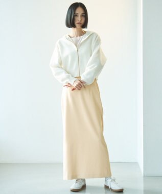 UNFILO L Iラインスカート ベージュ