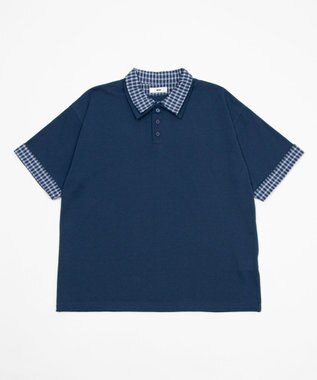 WEGO 【ユニセックス着用ITEM】シャツレイヤードT（SS） ネイビー